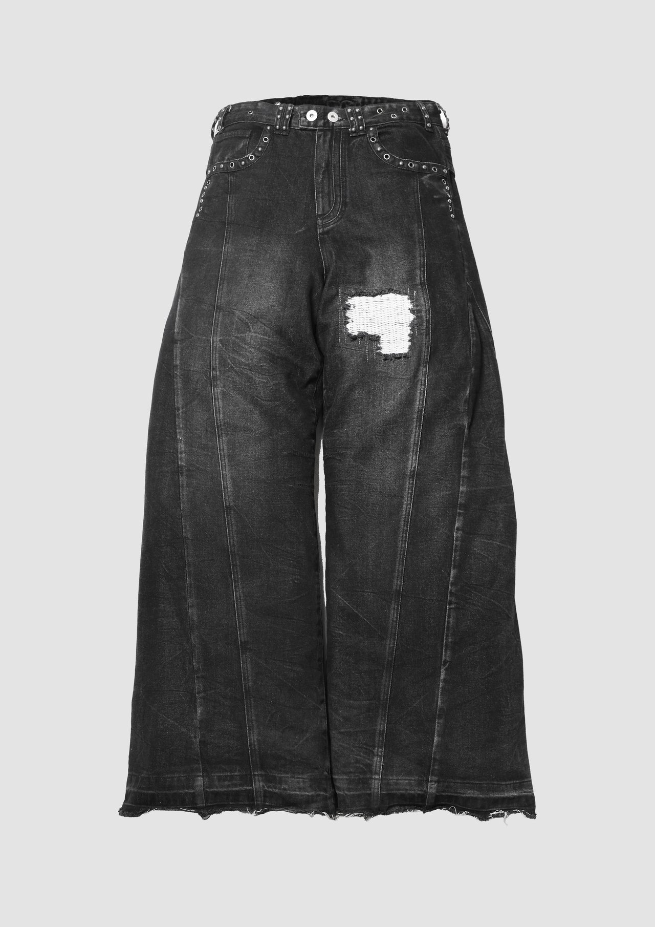 BLACK MANIAC BAGGY DENIM 002