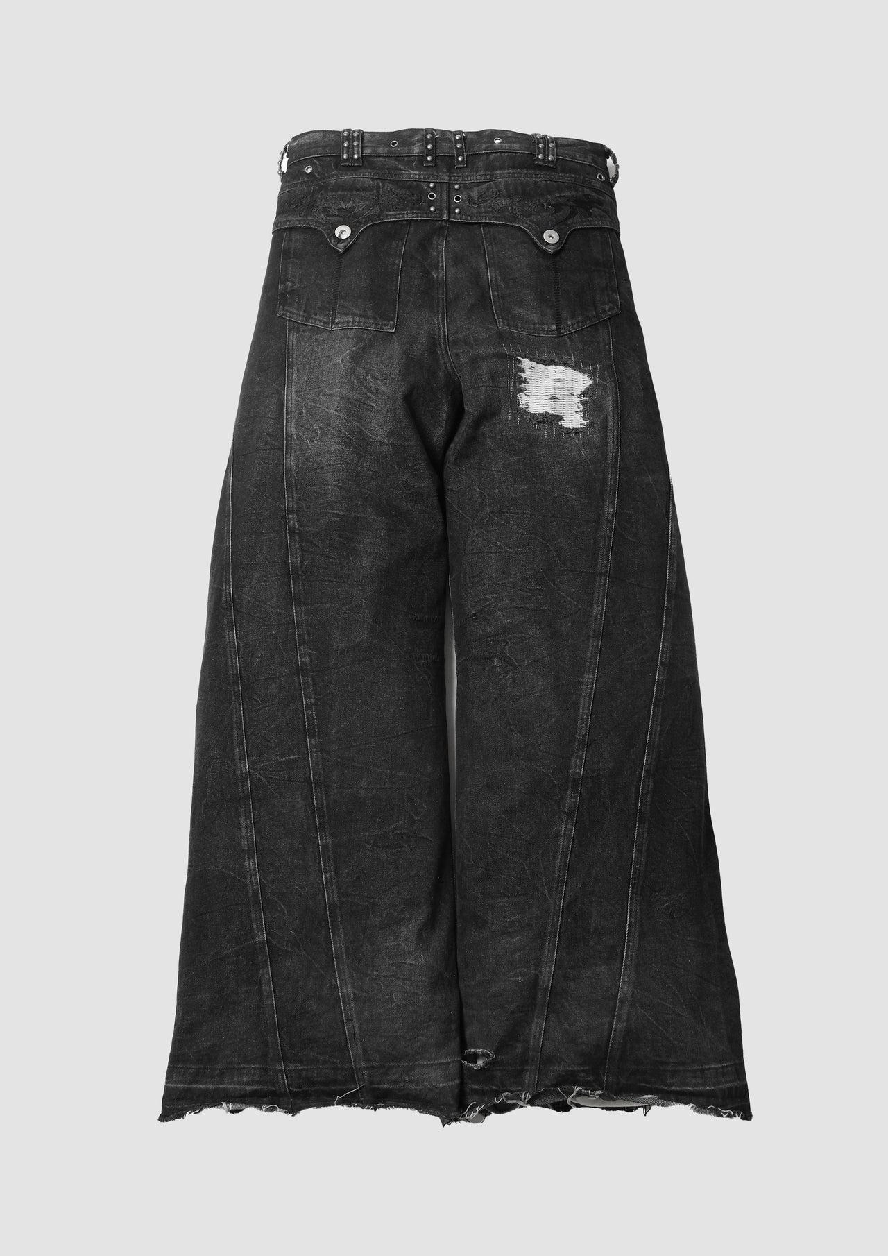 BLACK MANIAC BAGGY DENIM 002