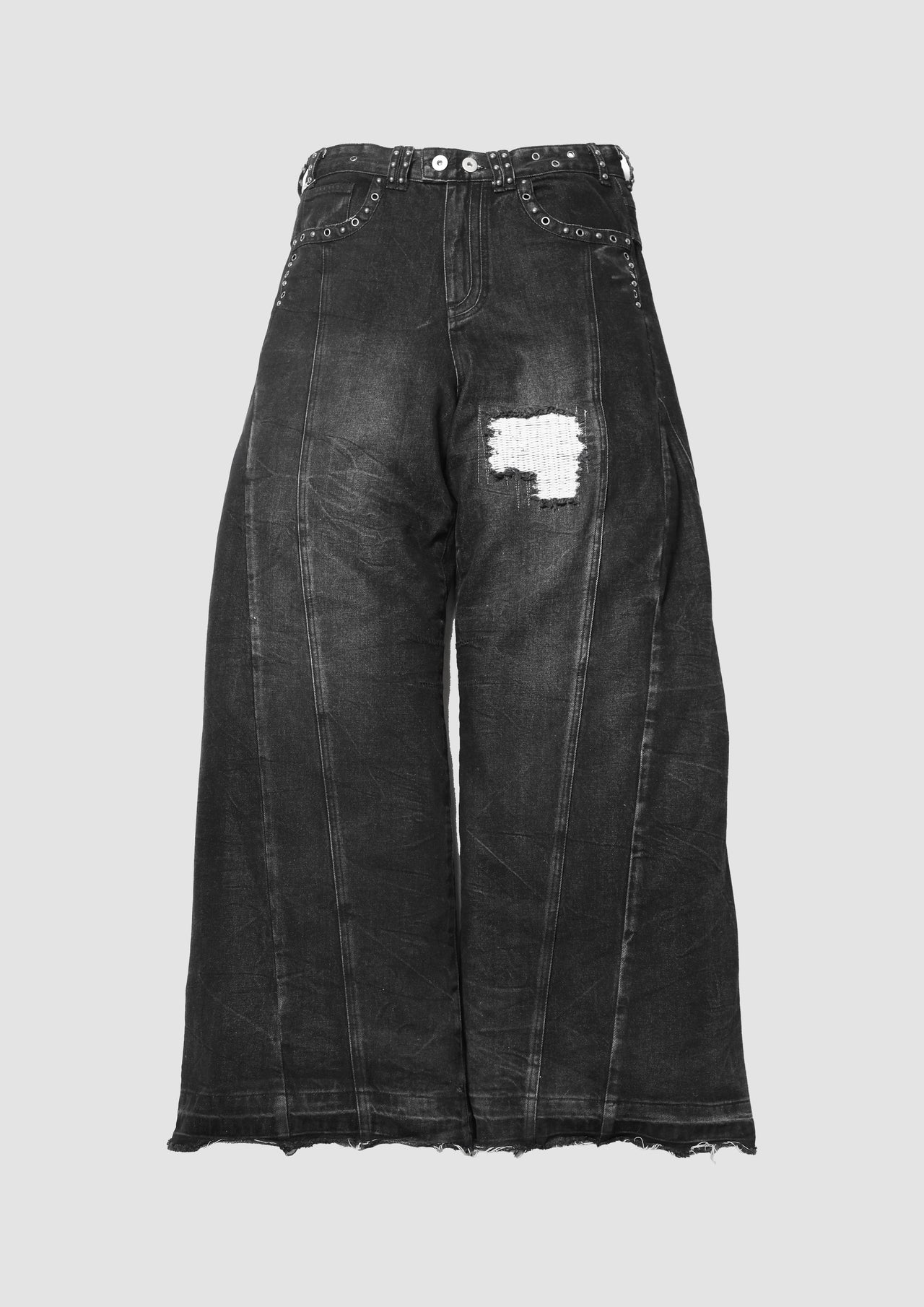 BLACK MANIAC BAGGY DENIM 002